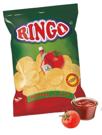 Ringo Ketchup Potato Chips 25g