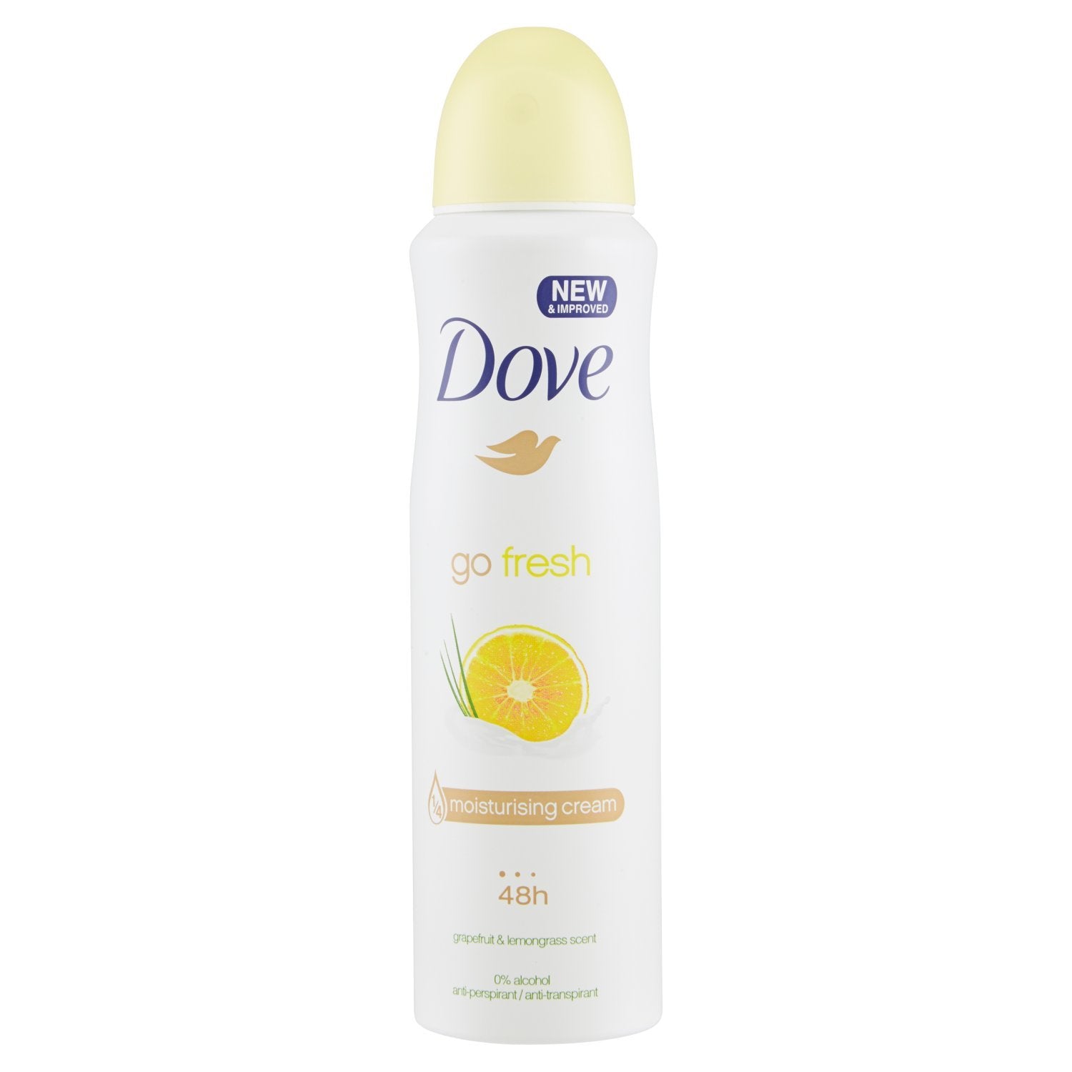 Dove Go Fresh Grapefruit & Lemongrass Deodorant 150ml - Quickmart