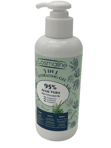 Cosmaline 3 in 1 Hydrating Gel Aloe Vera 230ml - Quickmart