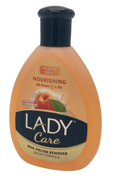 Lady Care Nail Remover Peach Milk 120ml - Quickmart