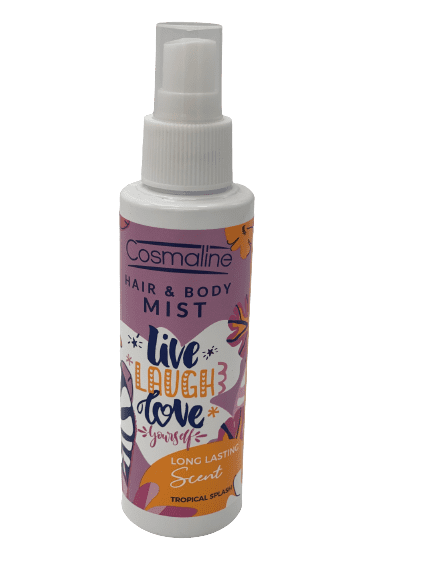 Cosmaline Hair & Body Mist Live Laugh Love Yourself Tropical Splash 125ml - Quickmart