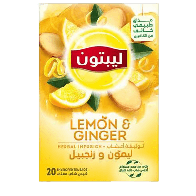 Lipton Lemon + Ginger 20 bags - Quickmart