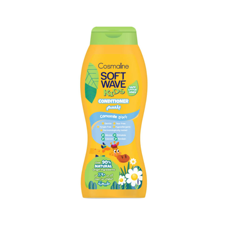 SOFT WAVE KIDS CONDITIONER CAMOMILE OVER 90% NATURAL ORIGIN INGREDIENTS 400ml - Quickmart