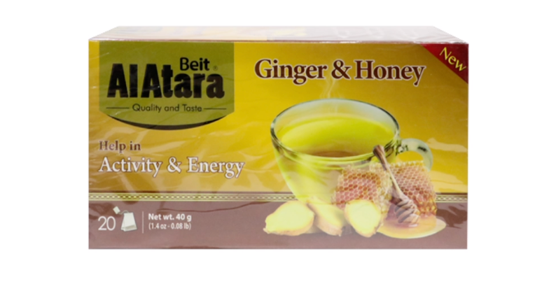 Al Atara Ginger & Honey Flavoured 40g x 20 - Quickmart