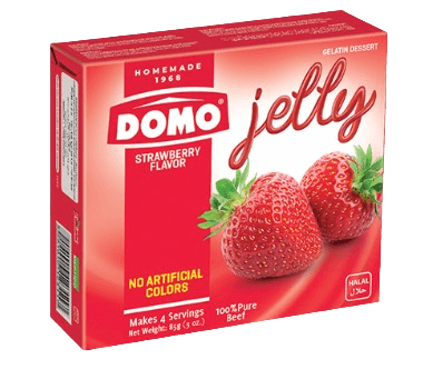 Domo Jelly Strawberry 85g