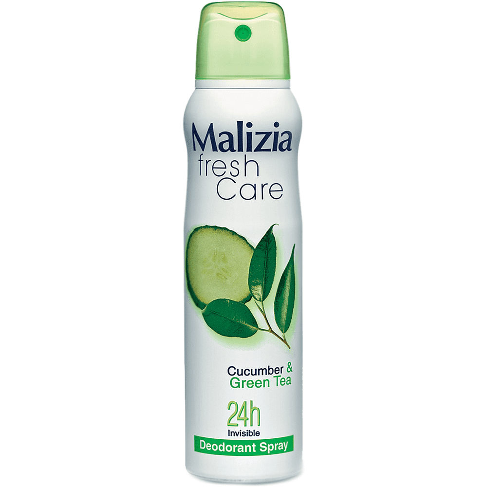 Malizia Deodorant Fresh Cucumber & Green Tea 150ml - Quickmart