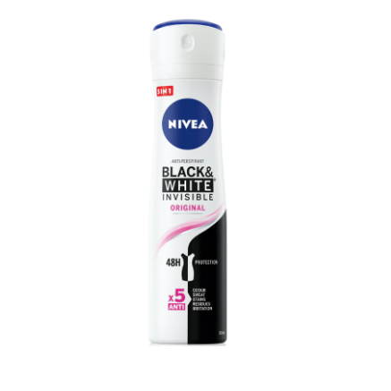 Nivea Black & White Original 150ml - Quickmart