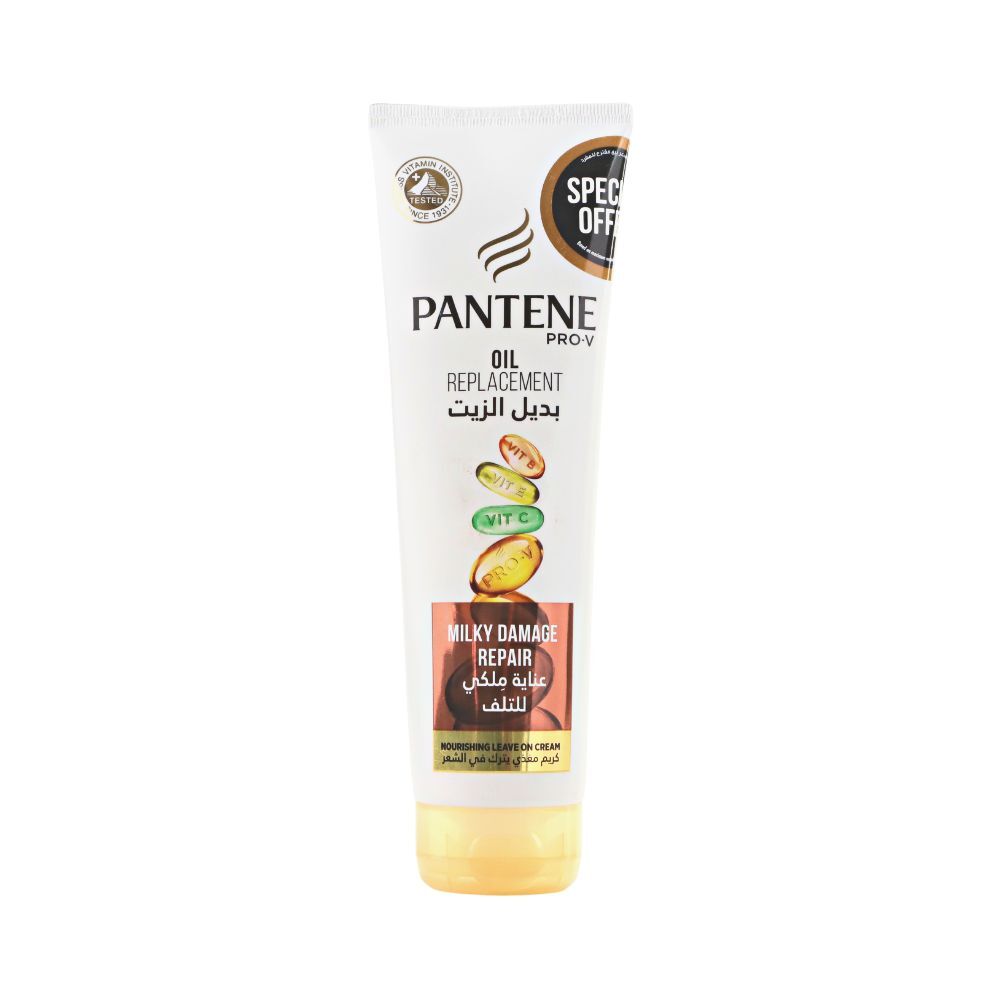 pantene nourishing leave on cream milky damage repair 275ml - Quickmart